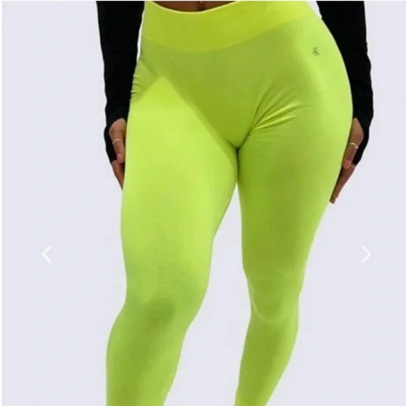 Katya Pants Jumpsuits Workouts by Katya Signature Winter Thermo Leggings Yellow Color: Yellow Size: S Letsshoppe007's Closet